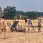 A Delhi-bound Fatah-II missile shot down over Sirsa by Indian air defence missile system