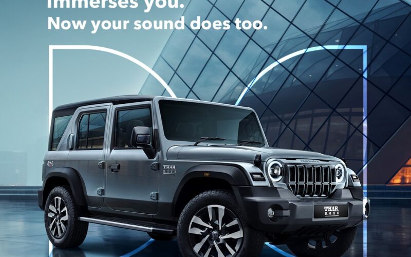 Mahindra Thar ROXX brings Dolby Atmos for an elevated entertainment experience