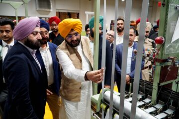 Punjab Industries Minister Tarunpreet Singh Sond Inaugurates ₹300 Crore Ortech Textiles Unit in Mohali